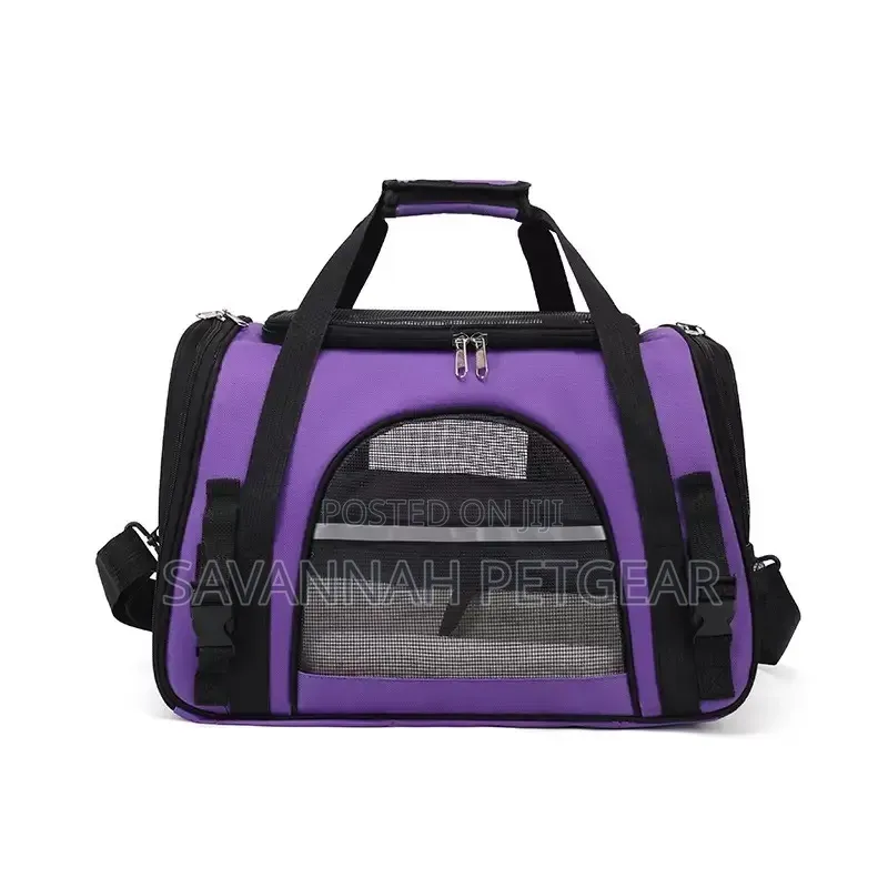 Small Pet Travel Bag, Foldable Oxford Pet Carrier for Car Airline Trip