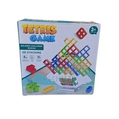 Tetris Stackable Tower 3D Stacking Game 48 PC/64 PC