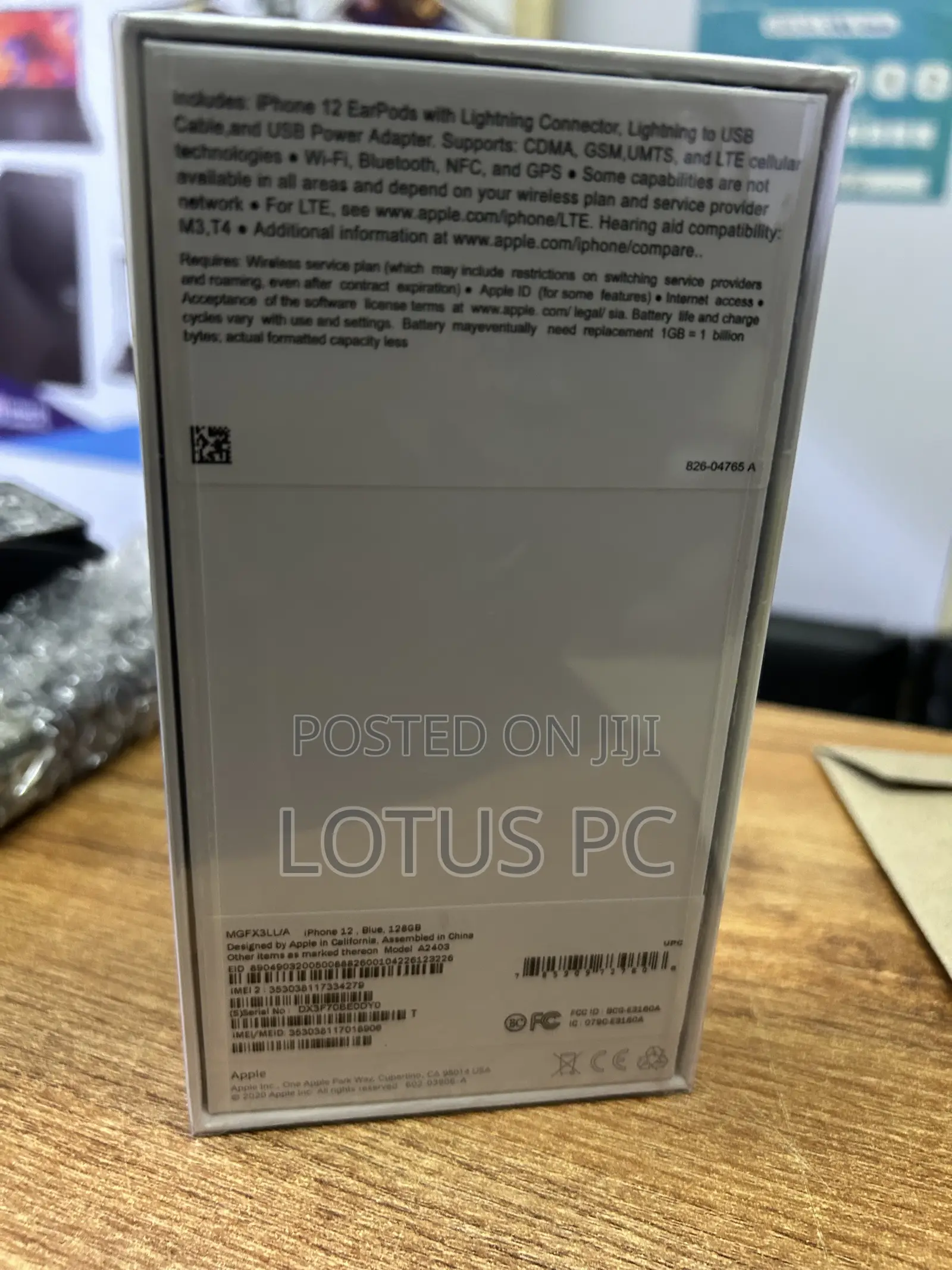 New Apple iPhone 12 128 GB Blue