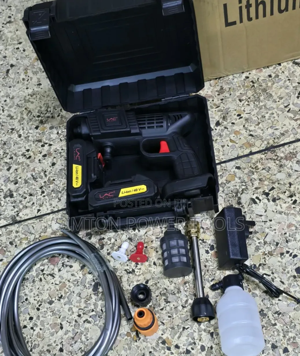 LAC Laichy Cordless High-Pressure Washer Gun Kit.