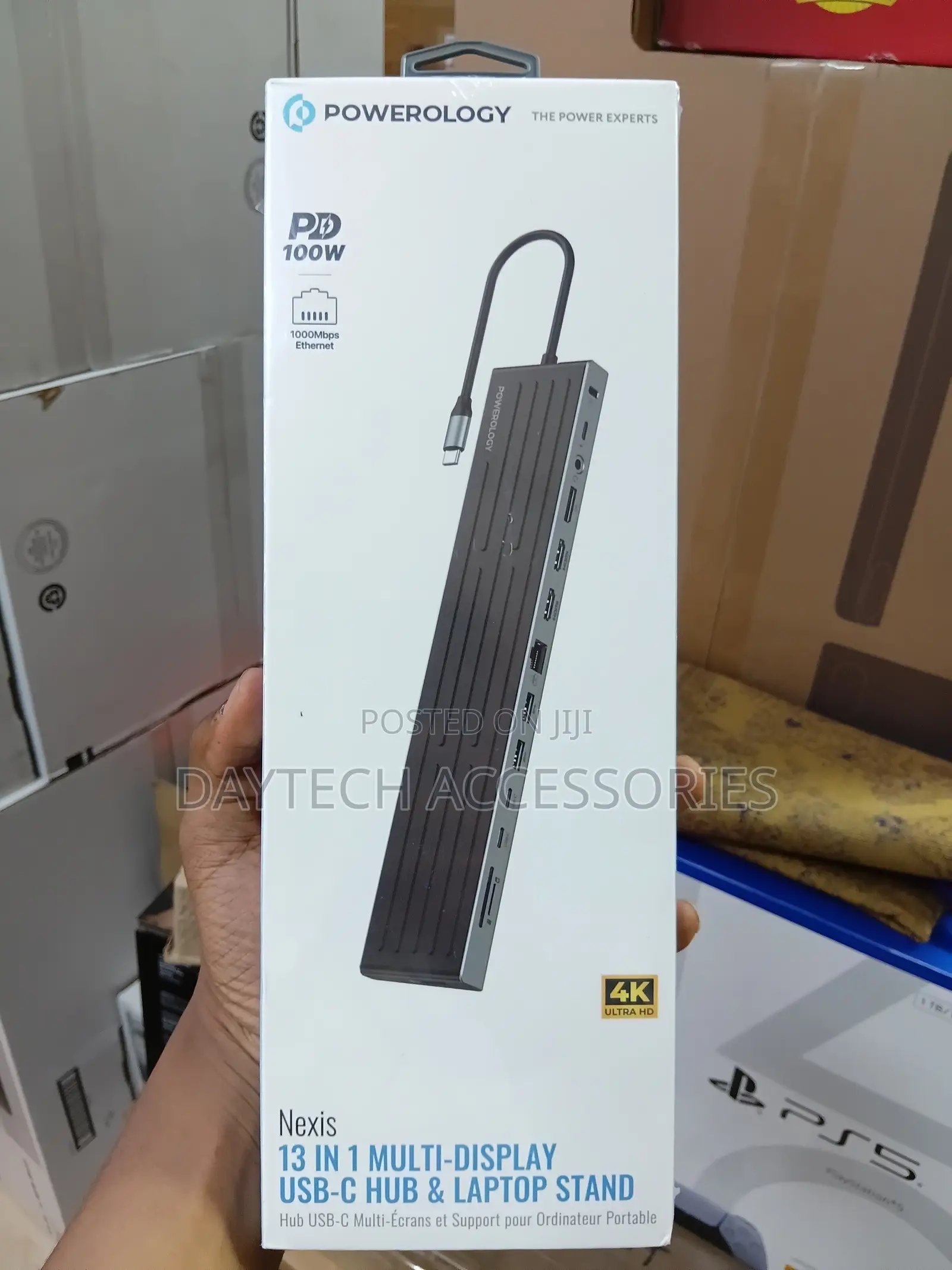 Powerology Nexis 13-in-1 USB-C Hub Docking Station.