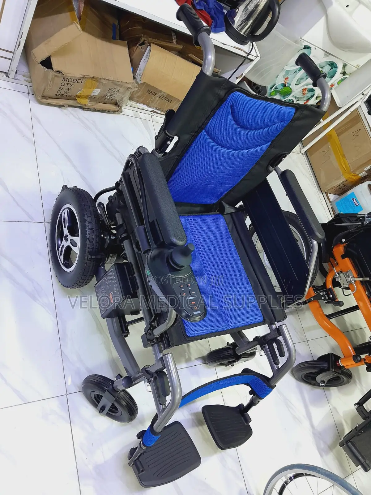 Electric Standard Wheelchair – Motorized Power Wheelchair