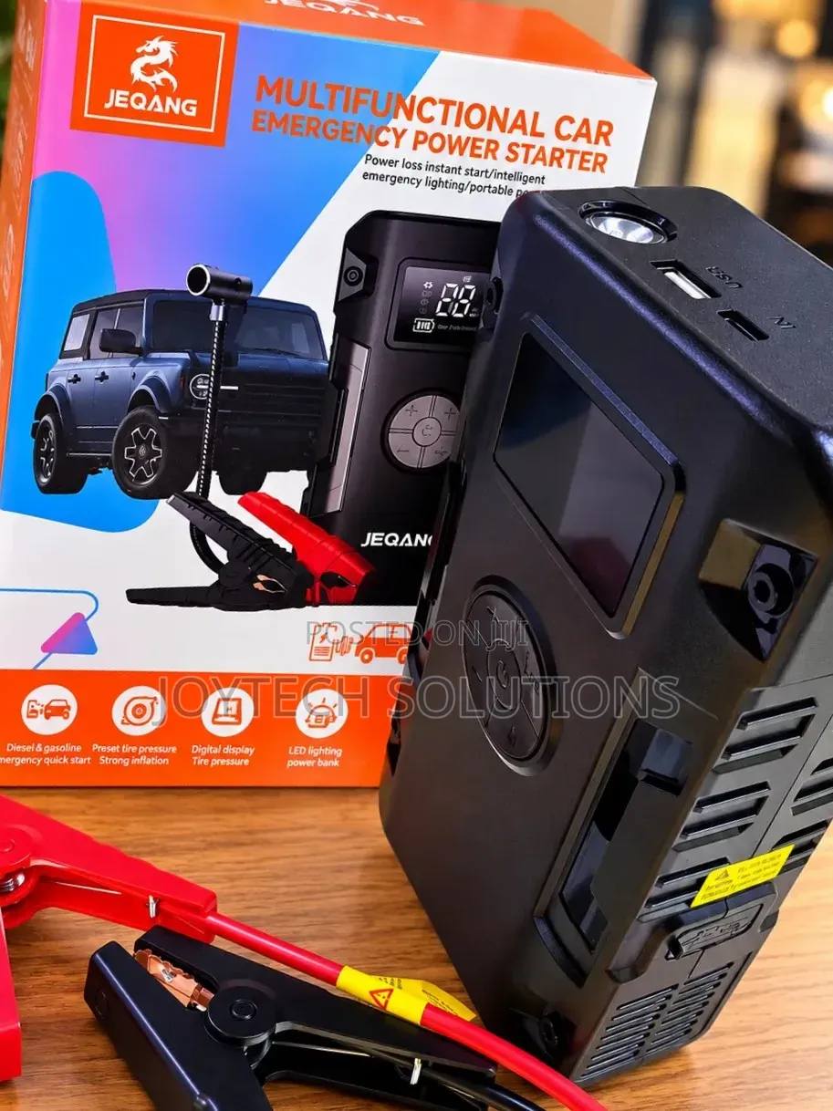 8000mAh JP S152 Car Battery Jump Starter Portable Power Pack, Inflator