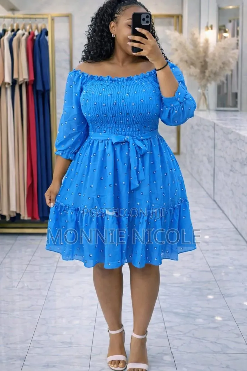 Offshoulder Stylish Sun Dress