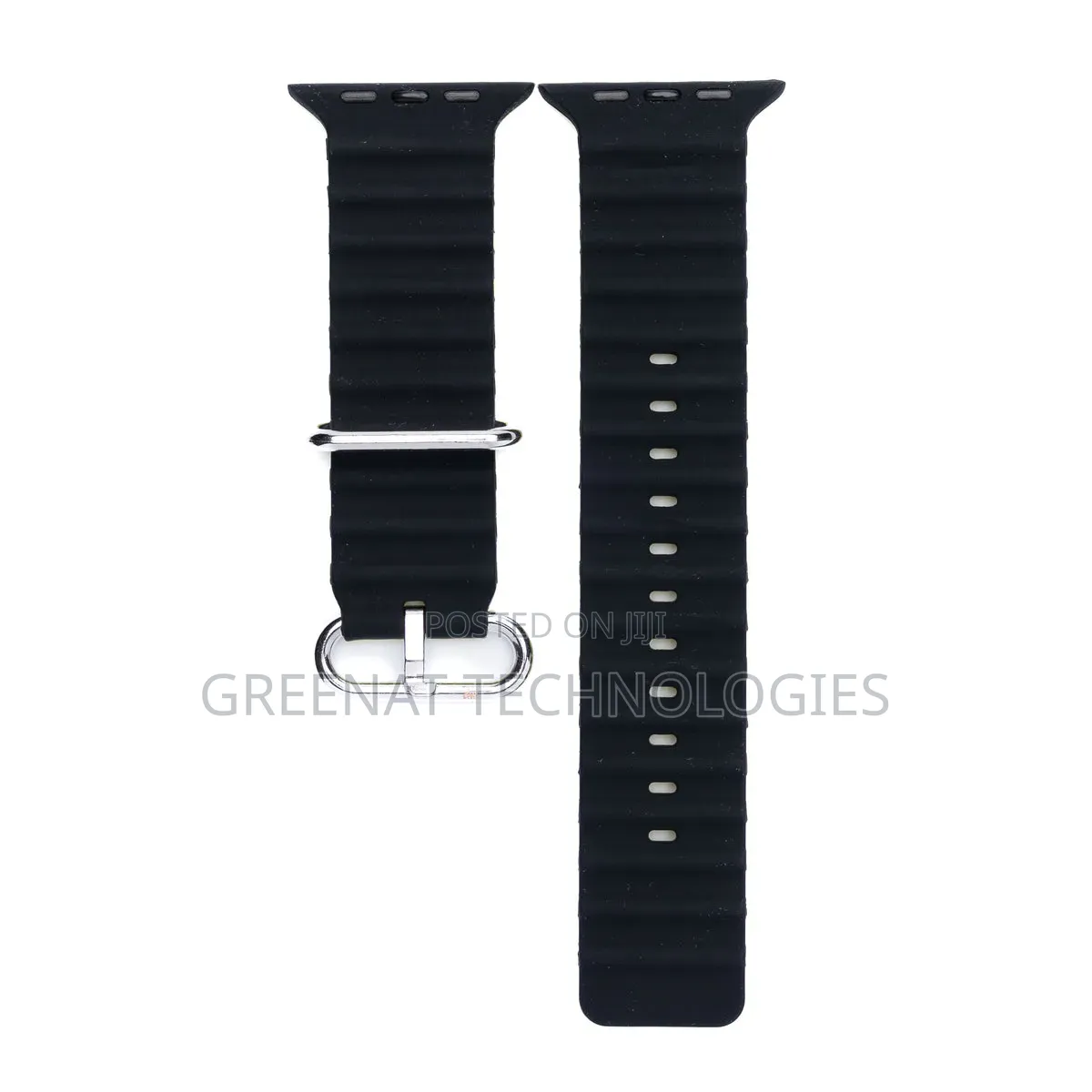 Apple Ocean Band Ribbed Slide Lock Silicone Band Apple Watch