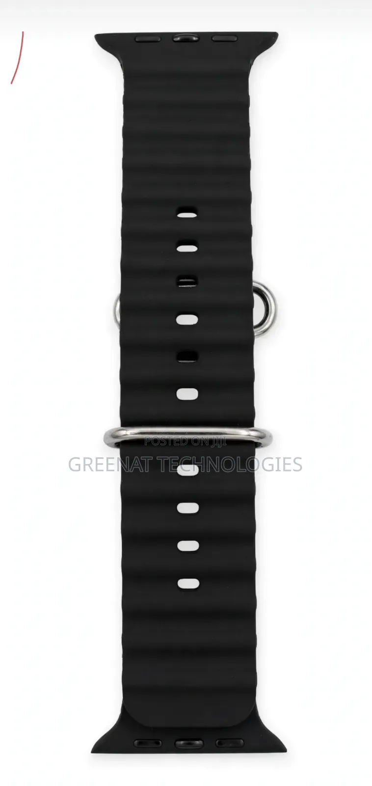 Apple Ocean Band Ribbed Slide Lock Silicone Band Apple Watch