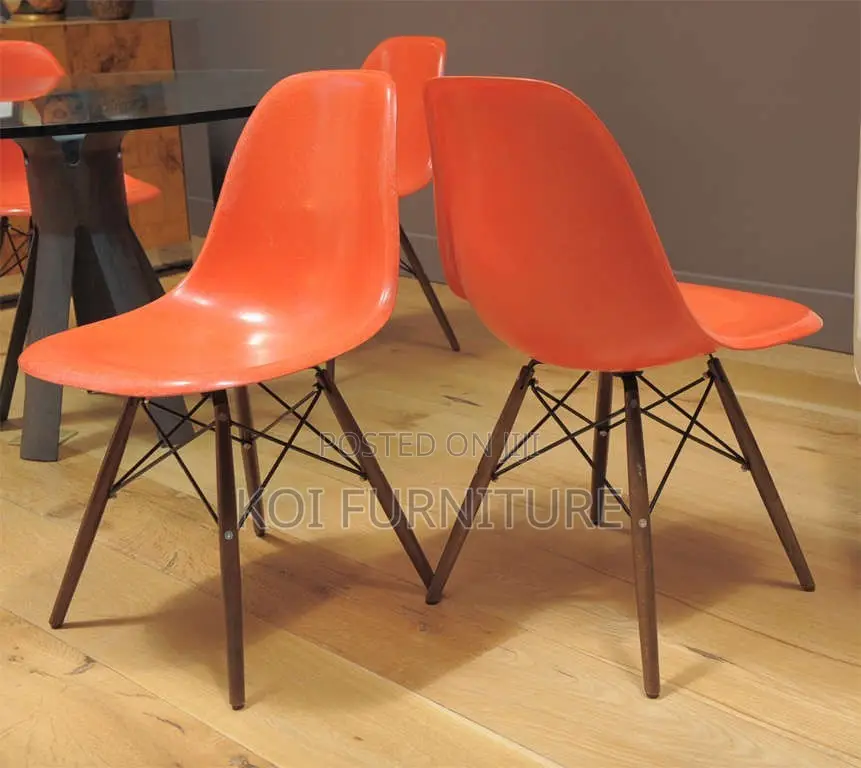 Dining Chairs; Armless Eames Restaurants Dining Chair