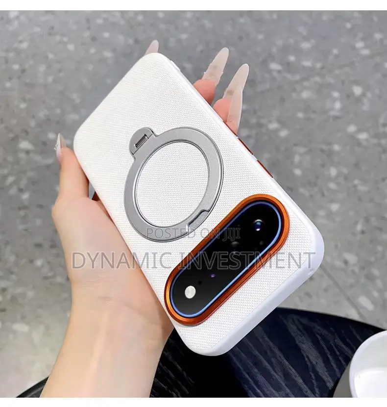 Google Pixel 11 Pro Magsafe Armor Metal Rotatable Ring Case/Cover