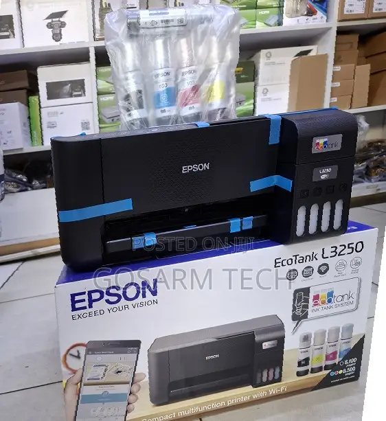 Brand New Epson EcoTank L3250 WiFi Printer –Print, Scan & Copy Machine