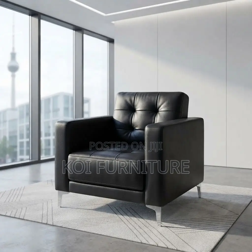 Office Sofa; 1-Seater Executive Reception Office Staff Sofa