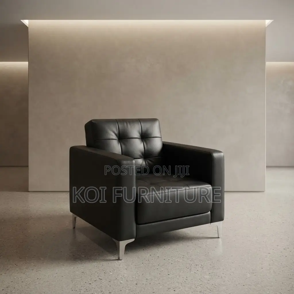 Office Sofa; 1-Seater Executive Reception Office Staff Sofa