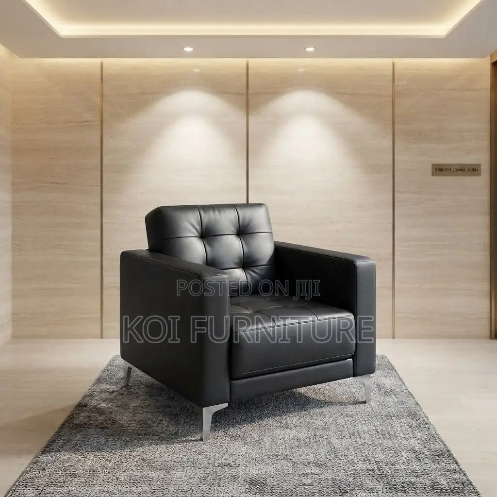 Office Sofa; 1-Seater Executive Reception Office Staff Sofa