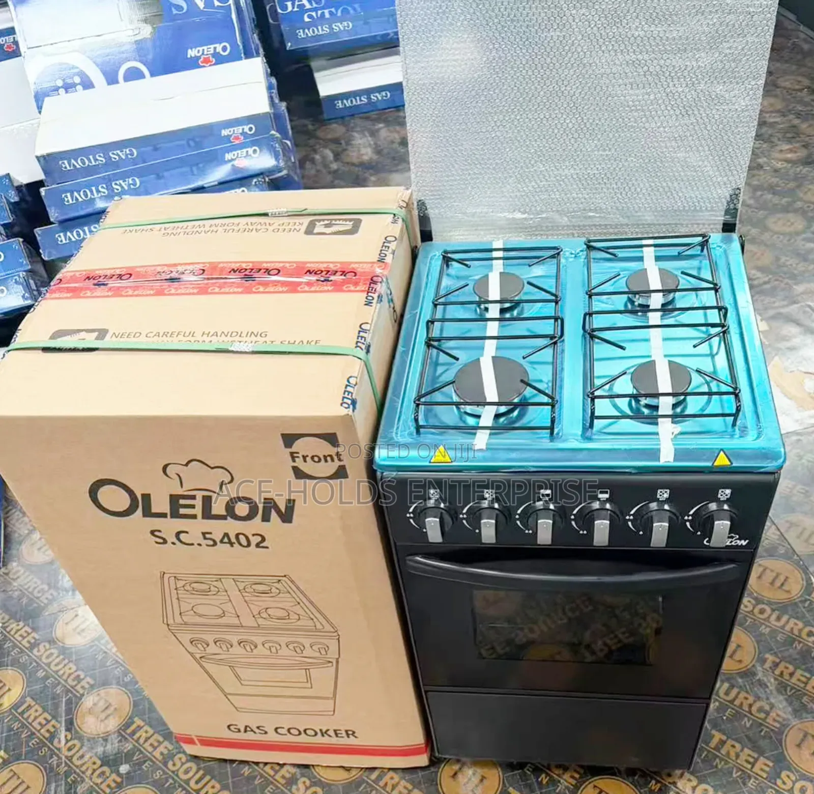 50*55 Olelon Full Standing Cooker - Gas Oven