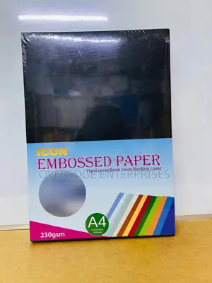 Black Embossed Certificate Paper A4 Size