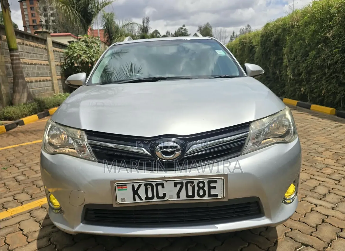 Toyota Corolla Fielder 2014 Silver