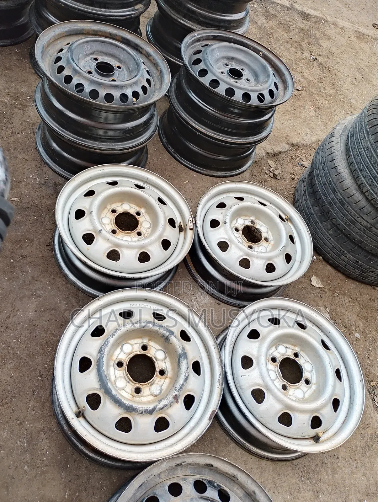 Steel Original Rims Slightly Used as Good as New Size 14,for Proboxetc