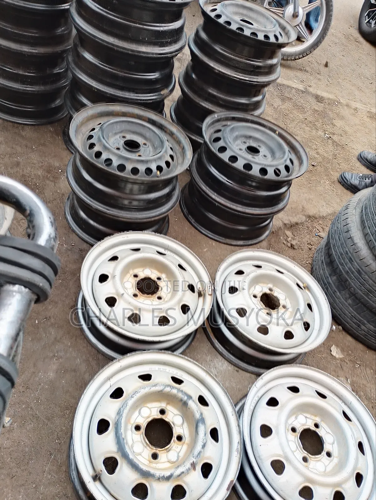 Steel Original Rims Slightly Used as Good as New Size 14,for Proboxetc
