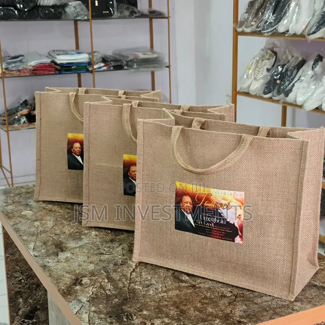 A3 Sisal Finish Jute Bags