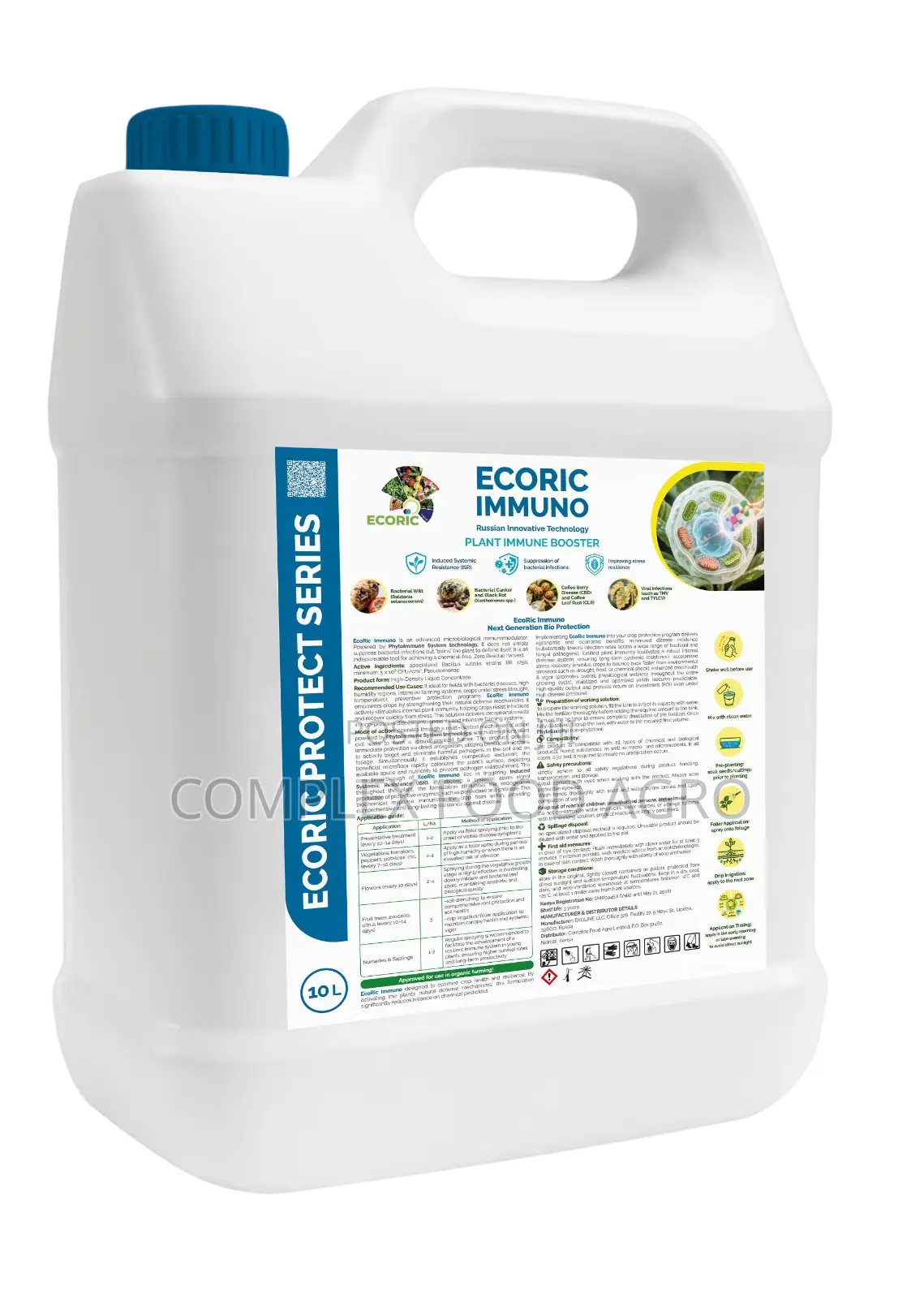 EcoRic Immuno Plant Defence & Stress Support 1L / 10L