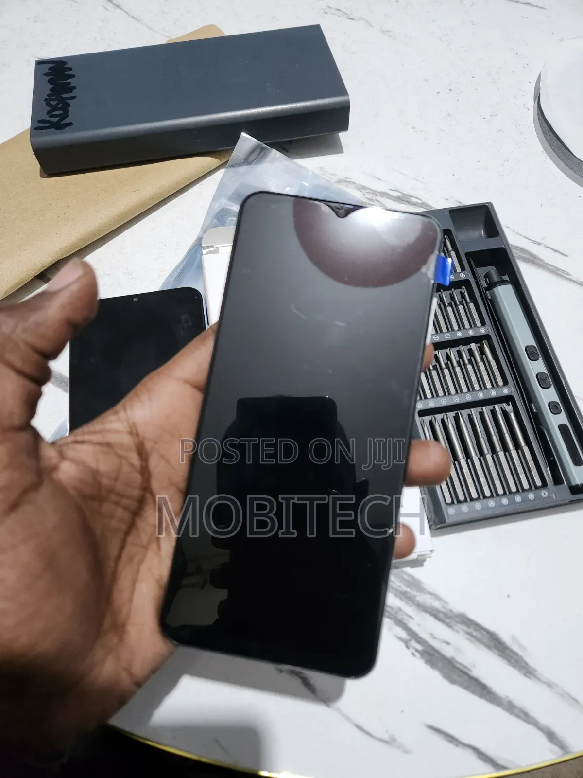 Samsung A13 Original Framed Screen Replacement.(service Pack)