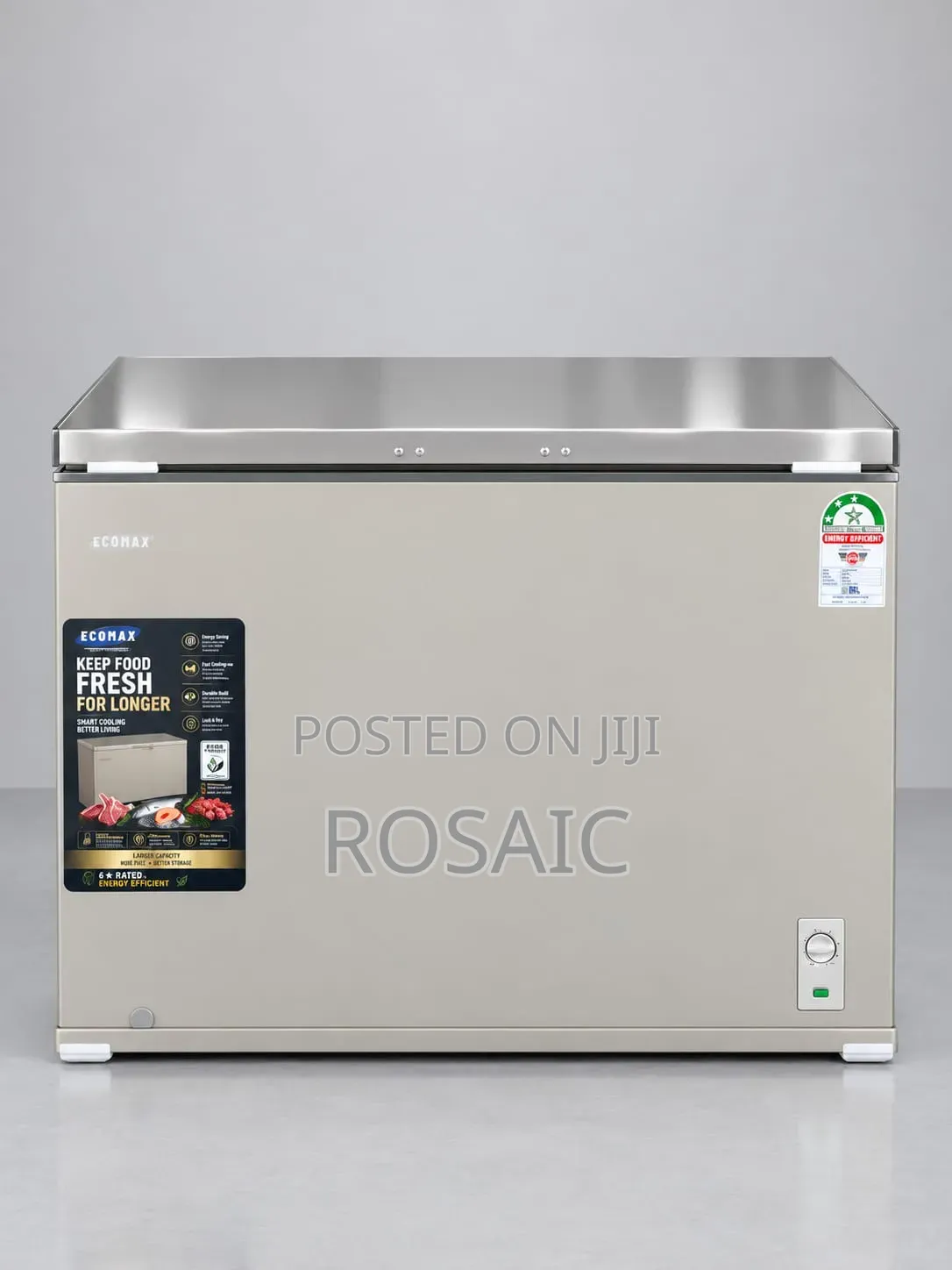 Ecomax 330 Litres Deep Freezer 
All With Free Fridge Guard