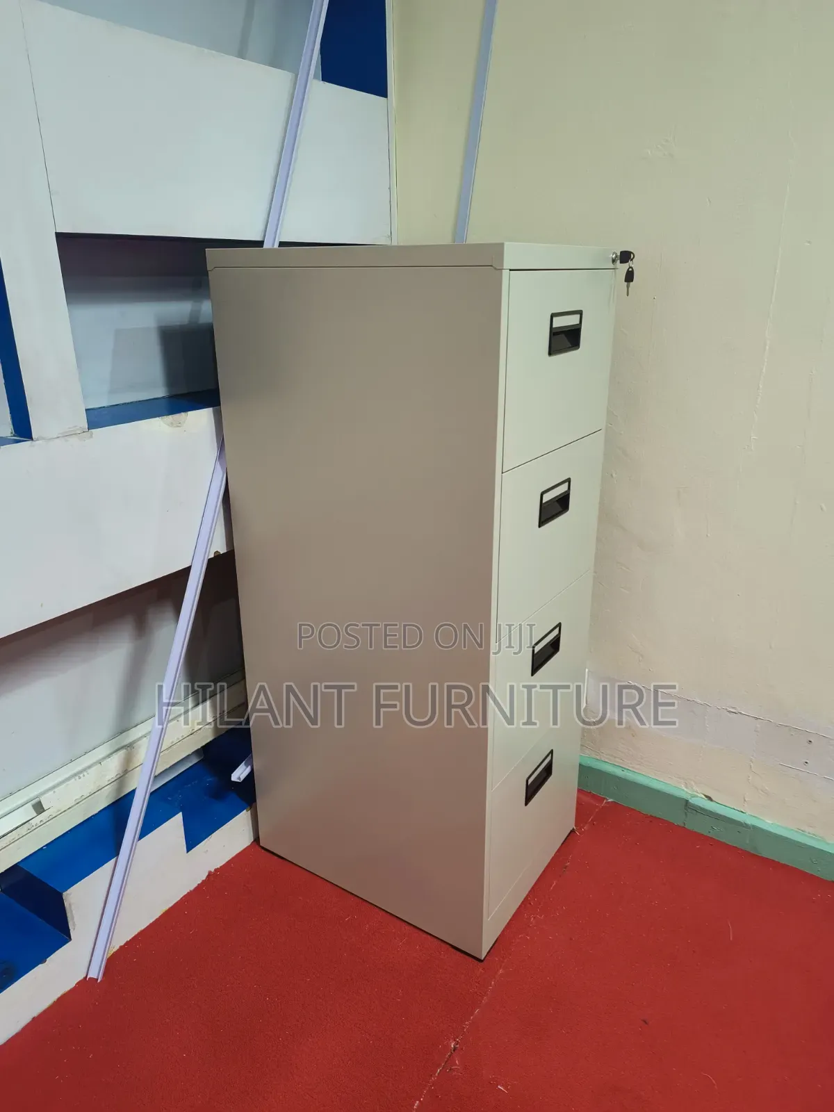 Steel Four-Drawer File Cabinet