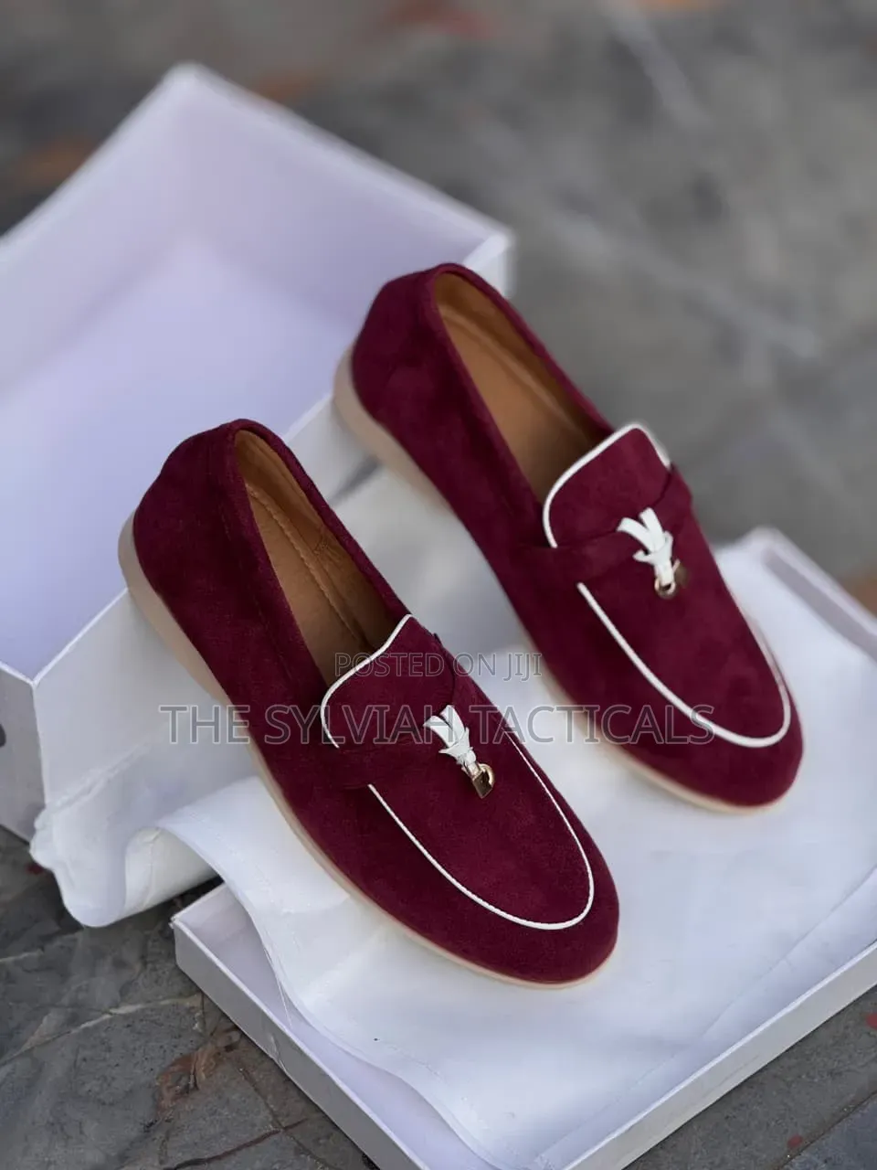 *LORO PIANA* Suede Loafers