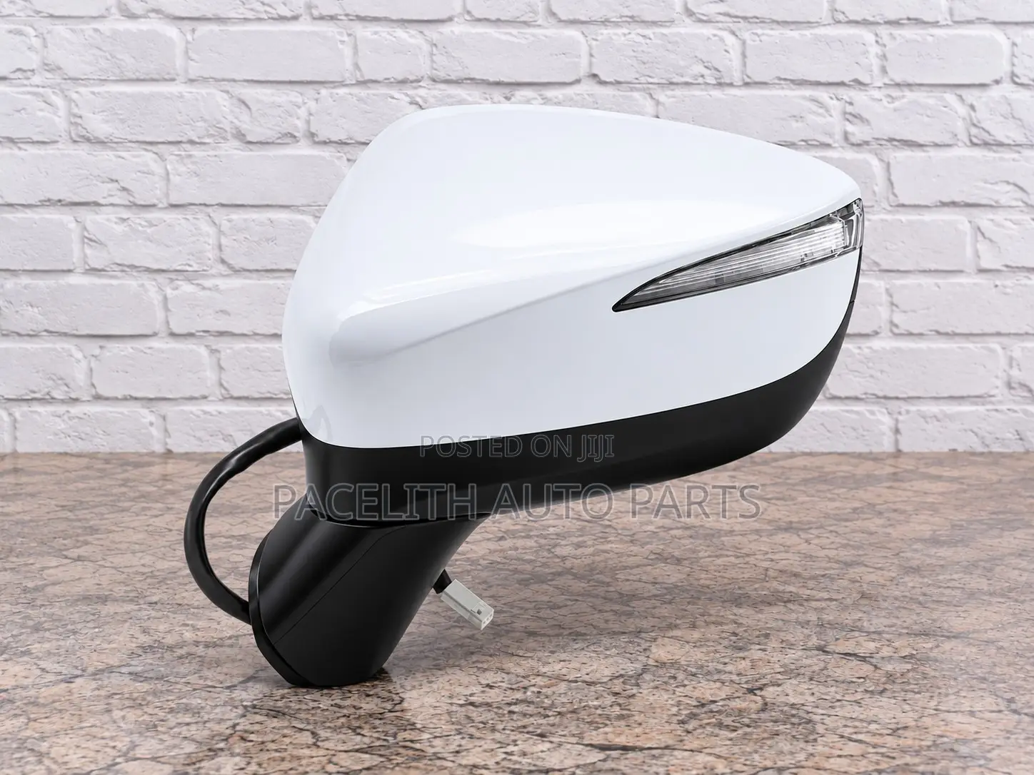 Side Mirror Mazda CX5 9 Wires Pwr+Fold+Lamp+Heat White 2015 - 2016