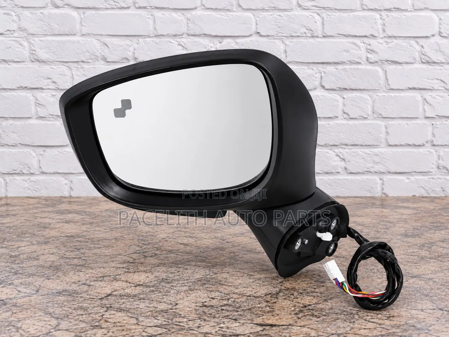 Side Mirror Mazda CX5 9 Wires Pwr+Fold+Lamp+Heat White 2015 - 2016