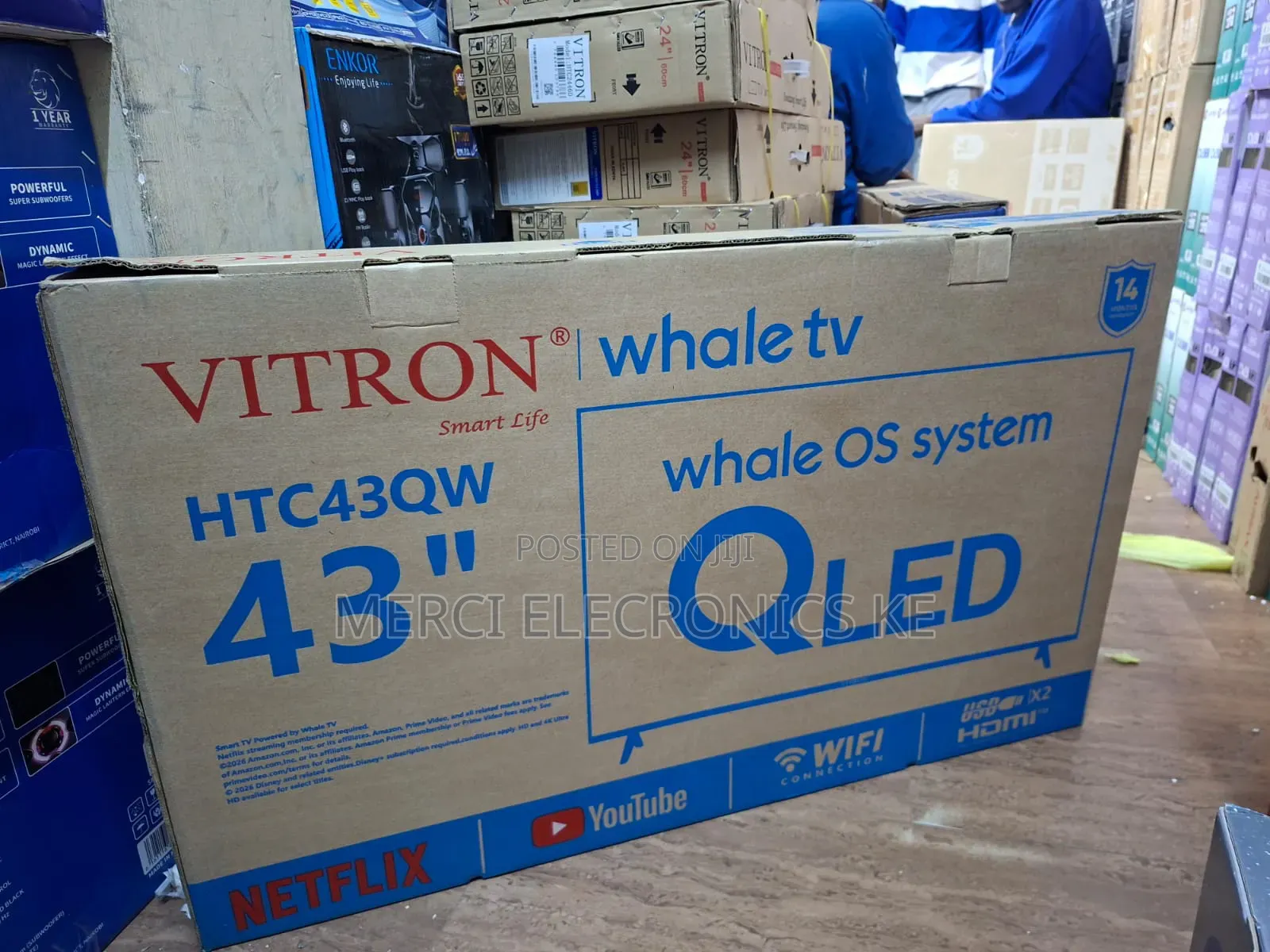Vitron 43 Inch QLED Whale 2K TV HTC43W