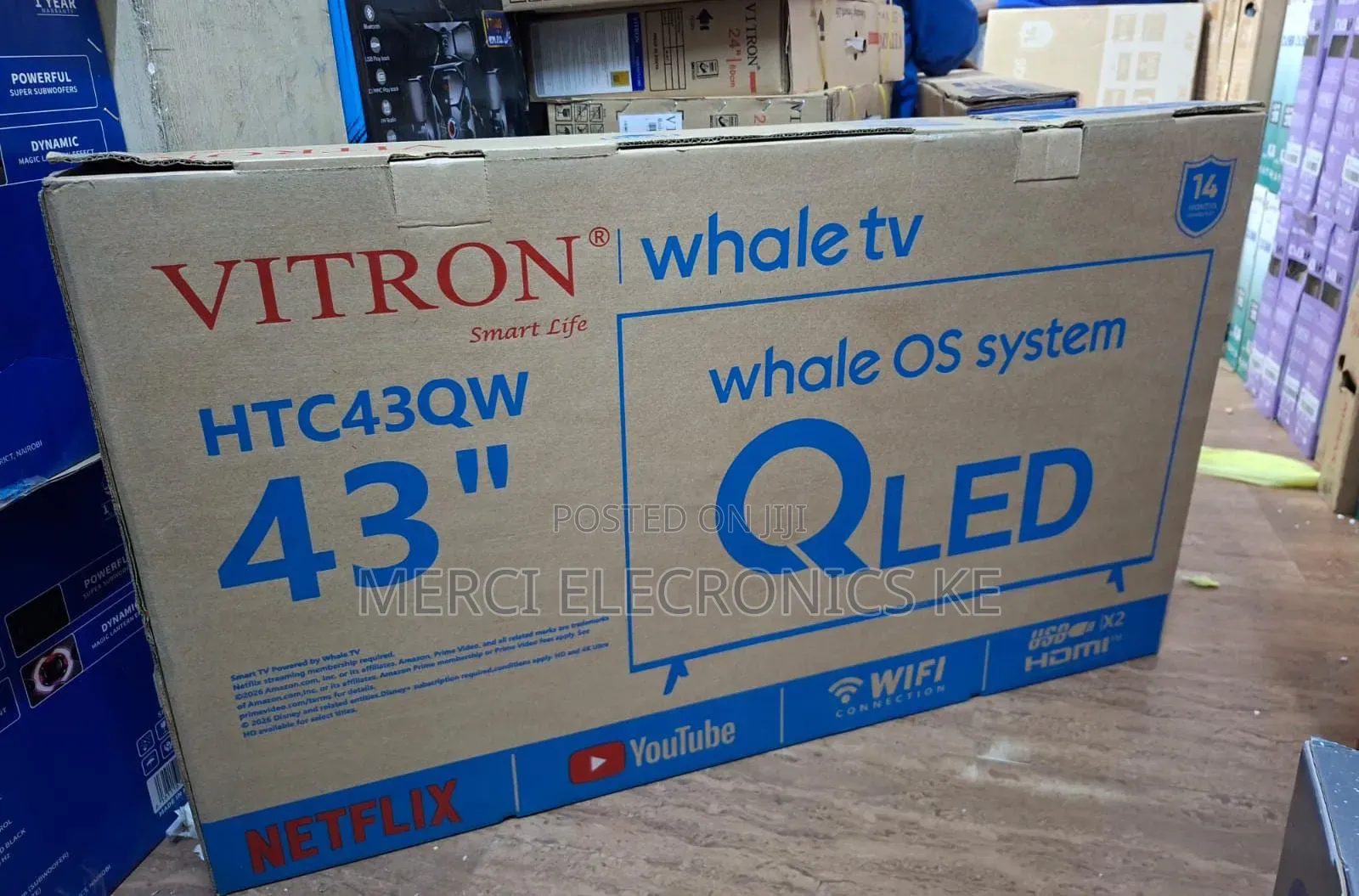 Vitron 43 Inch QLED Whale 2K TV HTC43W