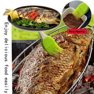 *Fish Grill Basket, Rack Top Grade BBQ, Barbecue Grilling ,Camping