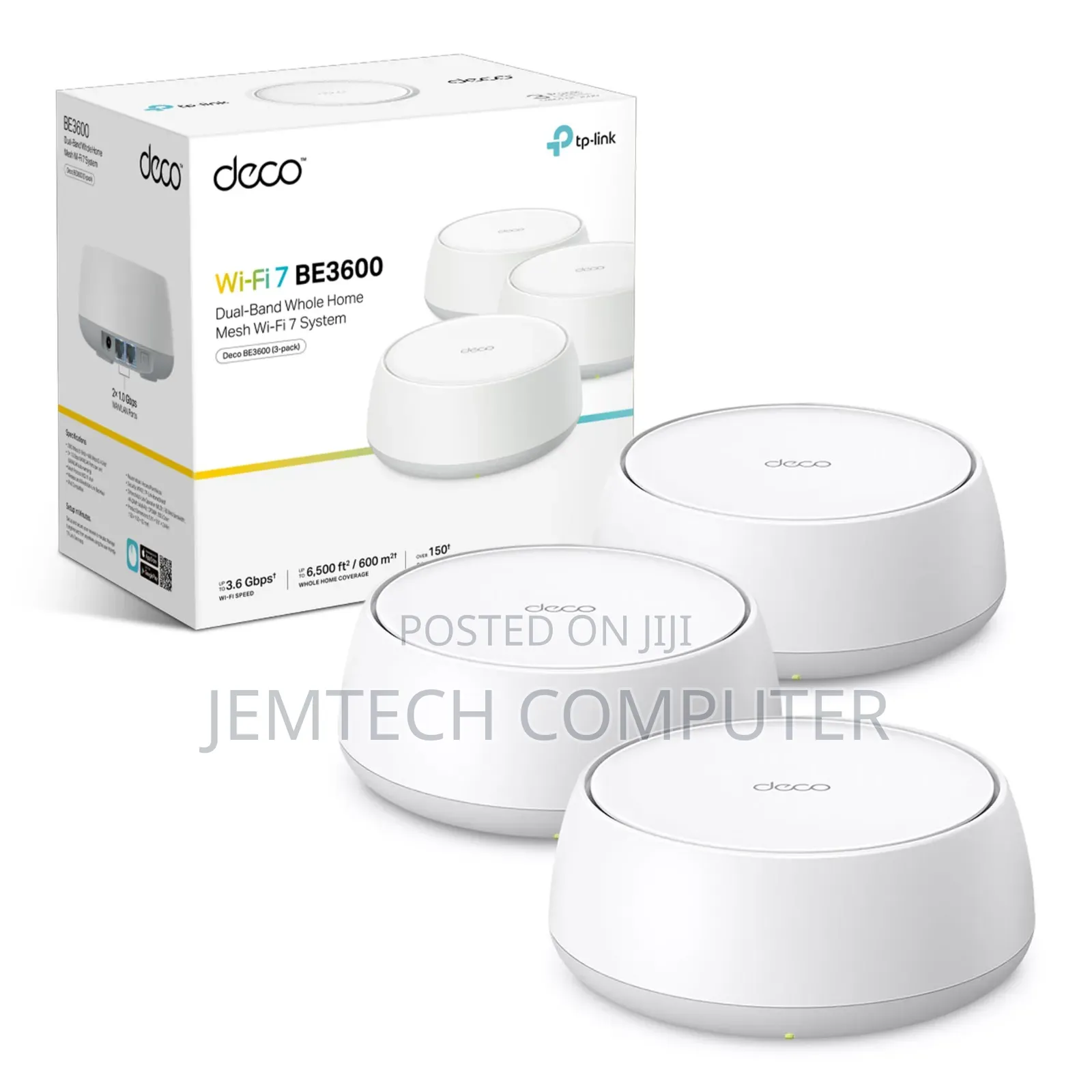 TP-Link Deco BE25 Whole Mesh WiFi 7 System – 3 PACK (TL-DECO BE25-3)