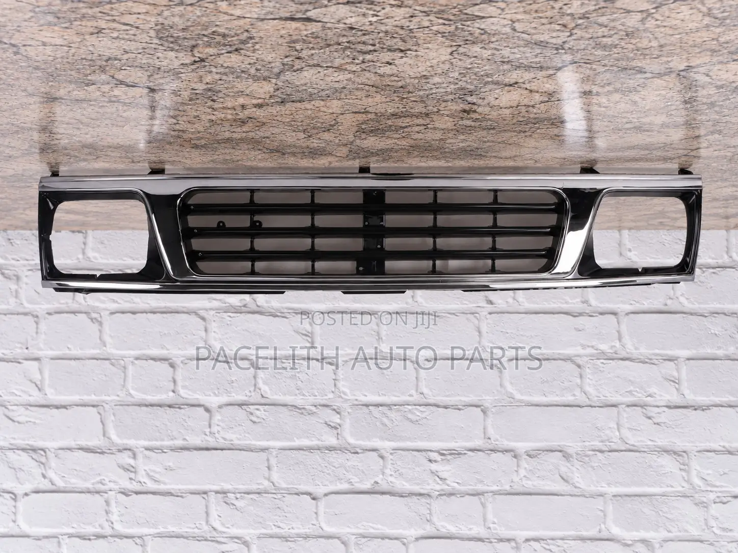 Front Grille Mitsubishi L200 K14 K34 1993/1994/1996 Matt Chrome Black