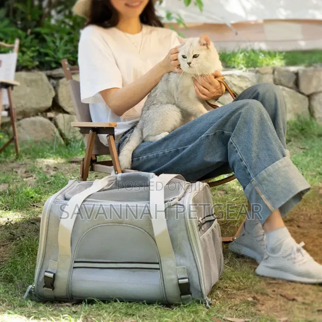 Foldable Pet Carrier Bag for Cat & Small Dog Oxford Cloth
