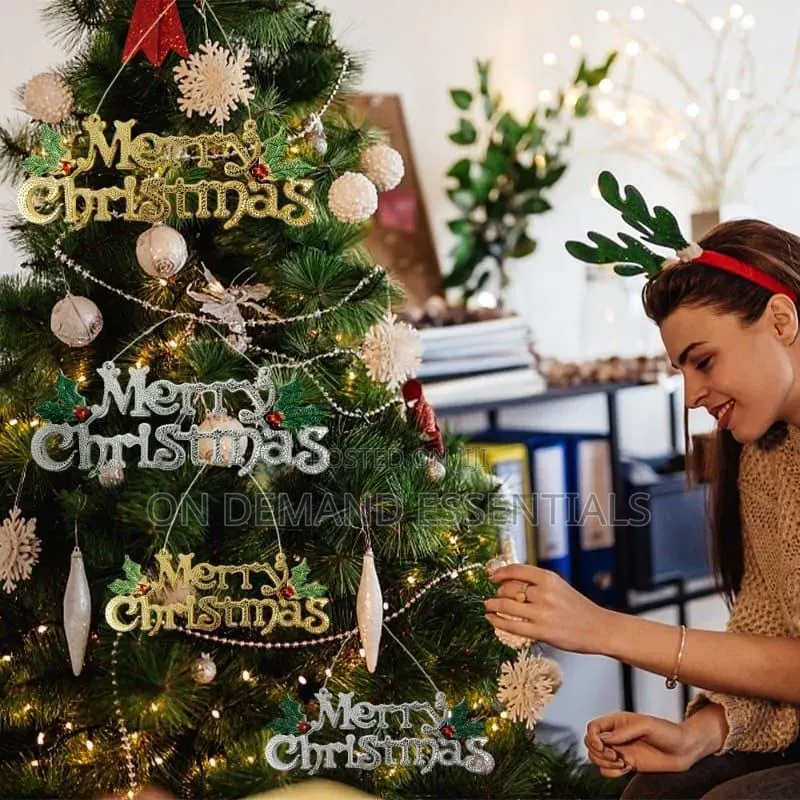 *Merry Christmas Letter Hanging Sign Christmas Tree Hanging Pendant