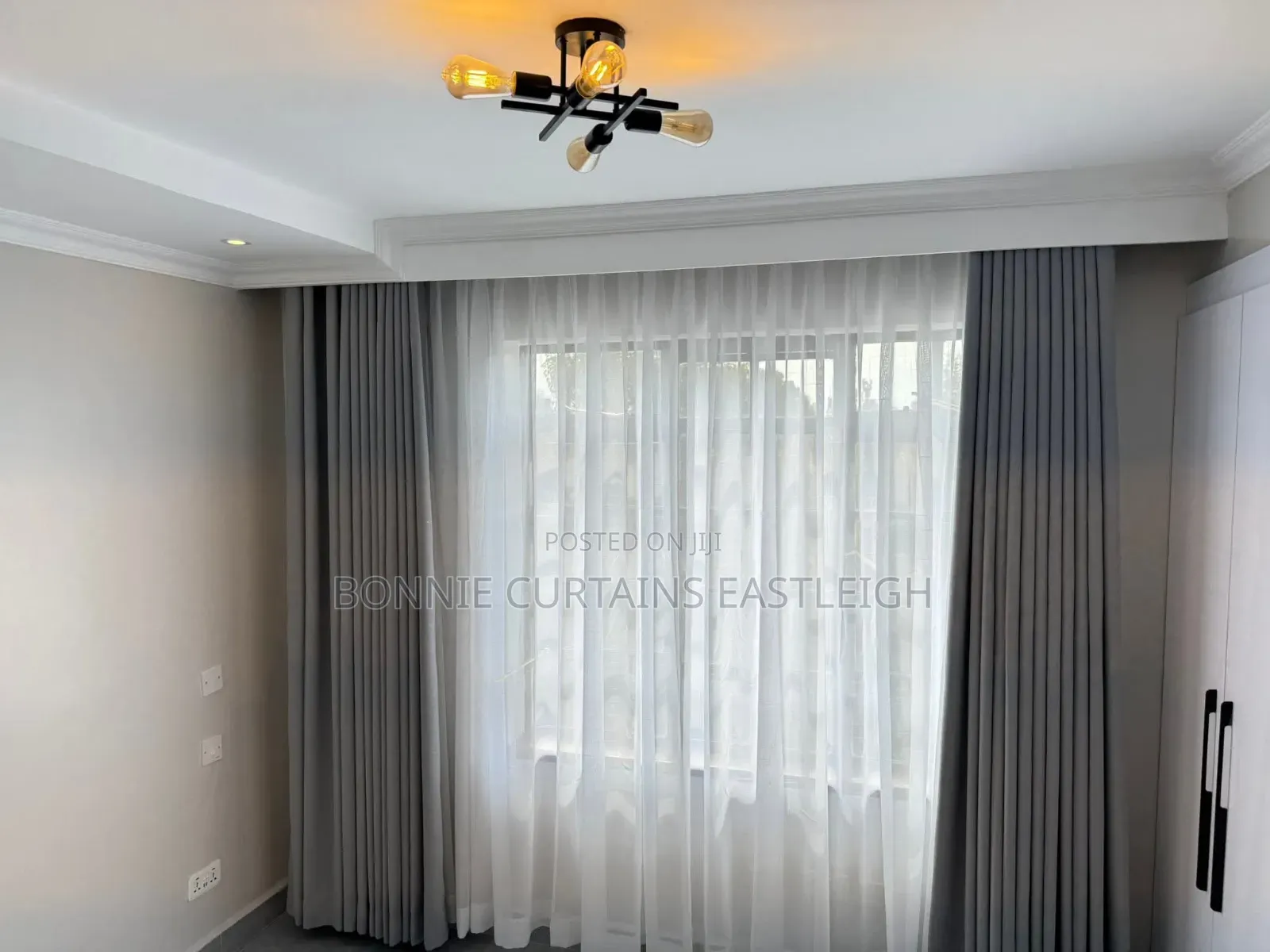 Black Elegant Curtains for Offices and Houses