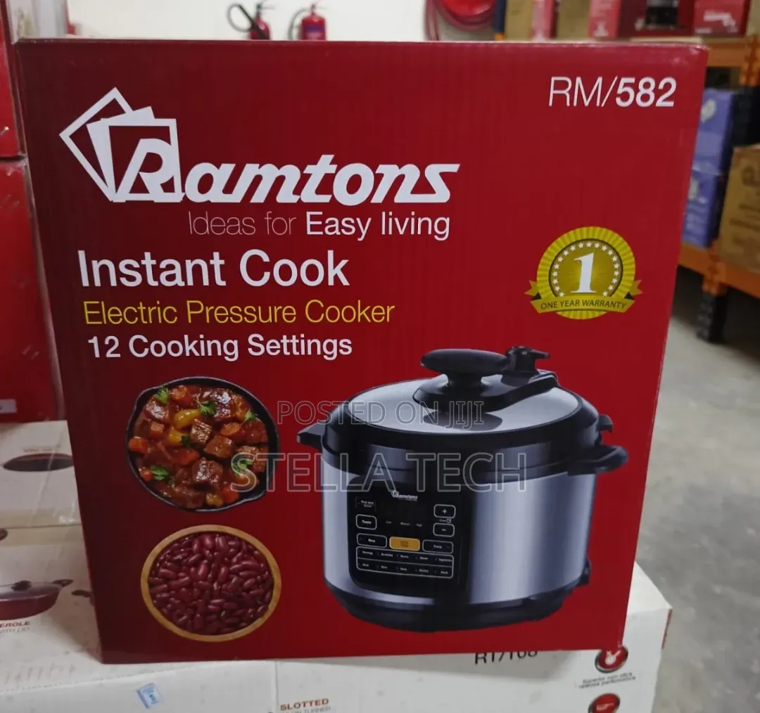 6 Litres Ramtons  Electric Pressure Cooker
