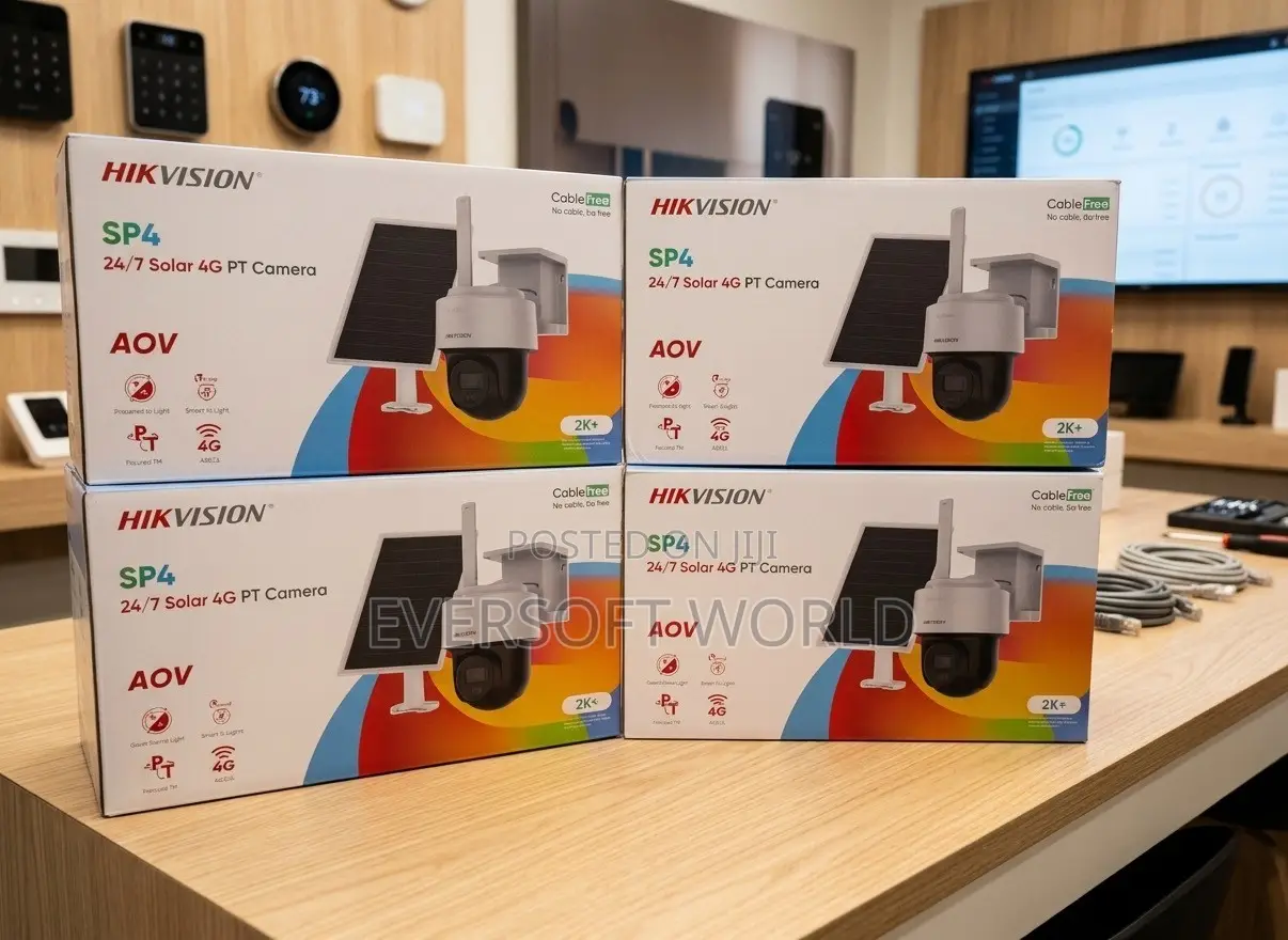 Hikvision 4MP 24/7 Solar 4G PT Camera