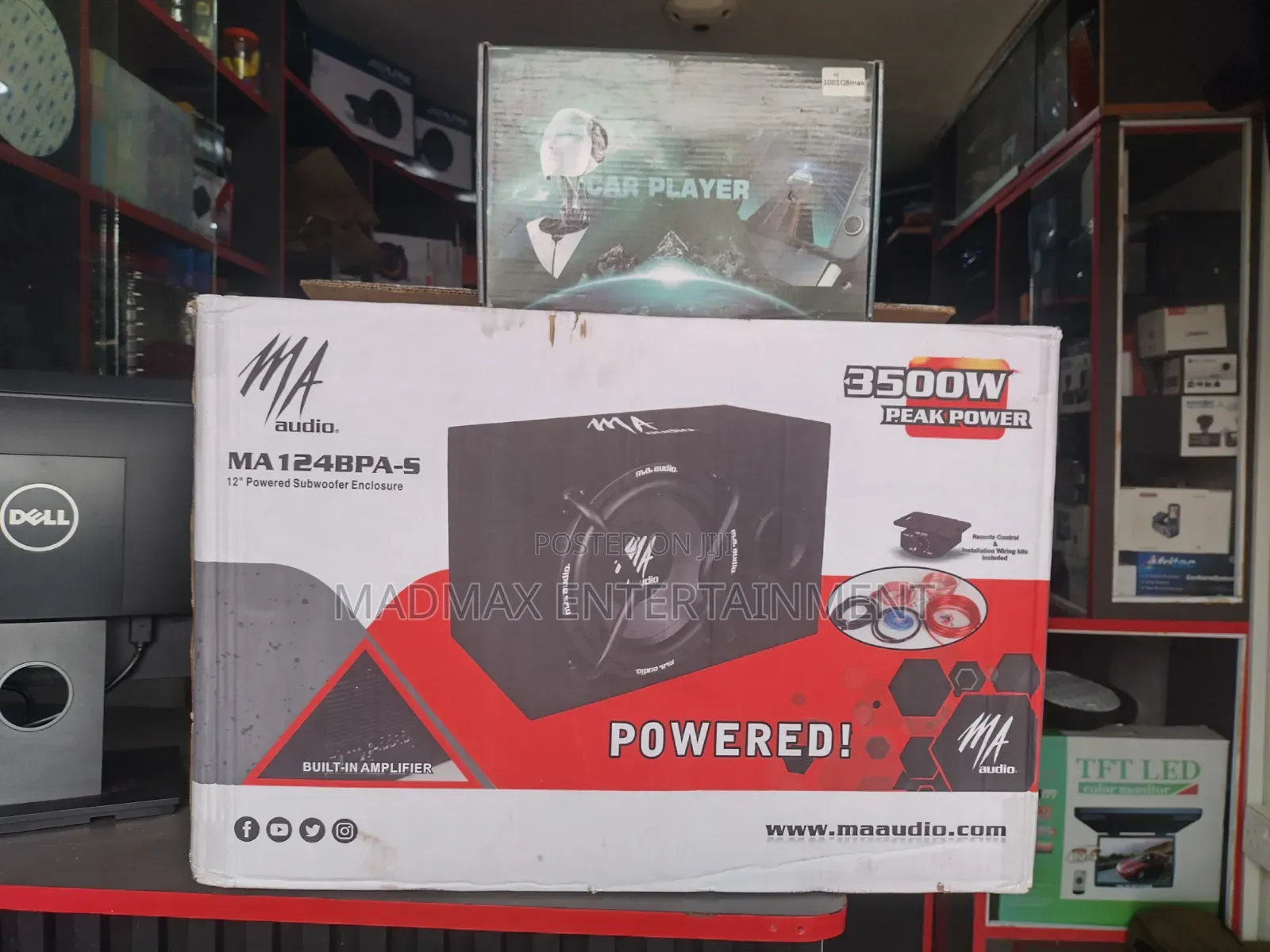 Ma Audio Powered Subwoofer 3500watts 12"