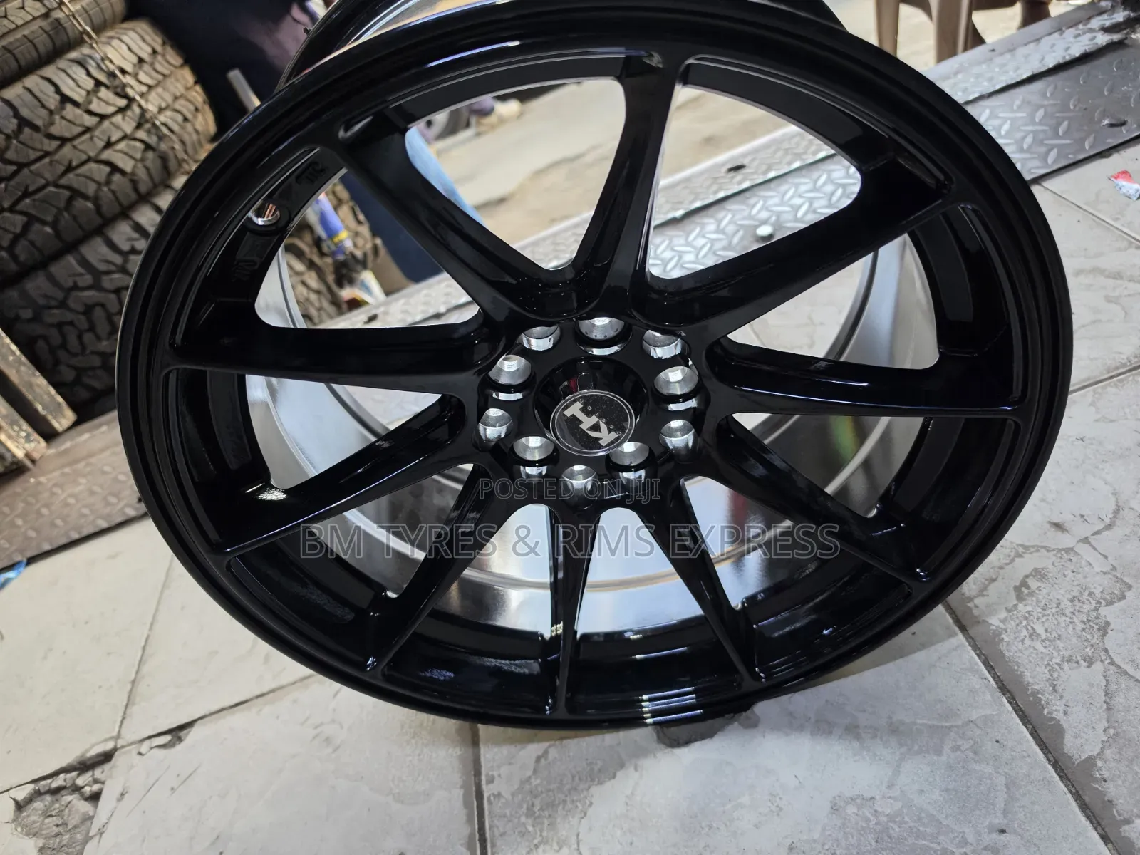 RIMS SIZE (16) TOYOTA PRIMIO (5 Holes) Set of 4, (BLACK)