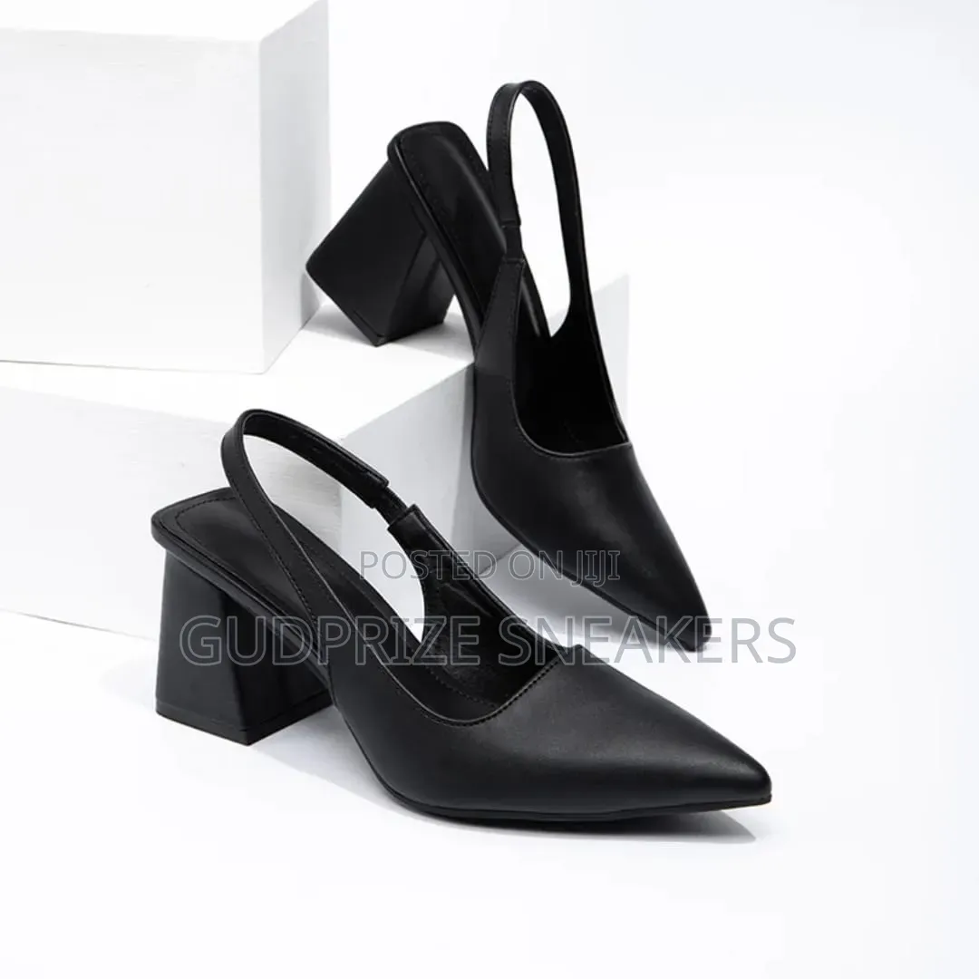 Back Slit Heels