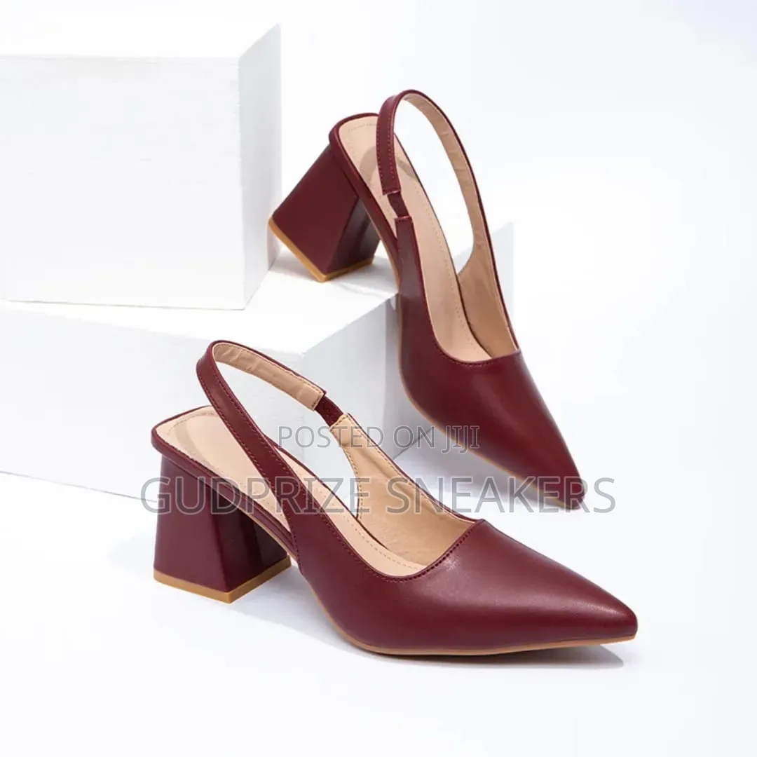 Back Slit Heels