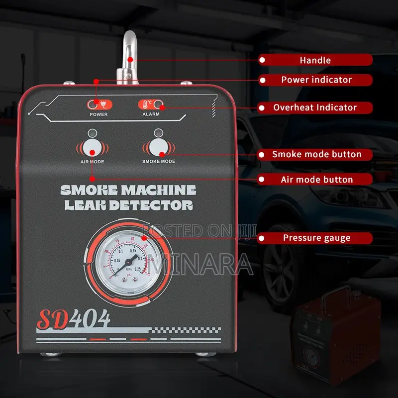 EVAP Smoke Machine Leak Detector, 12V DC Vacuum Smoke Tester