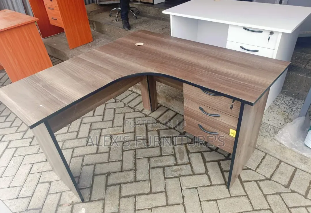 Office Desk| 1.2 Meters L-Shaped Executive Office Desk