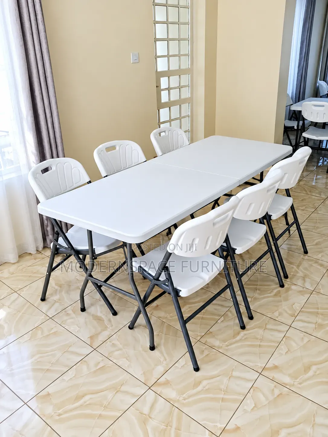 Portable Dining & Event Foldable Table and Chairs
