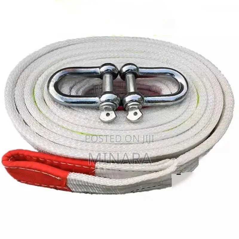 Car Tow Rope,Heavy Duty High Strength Strap With 2 Safety D-Ring Hooks