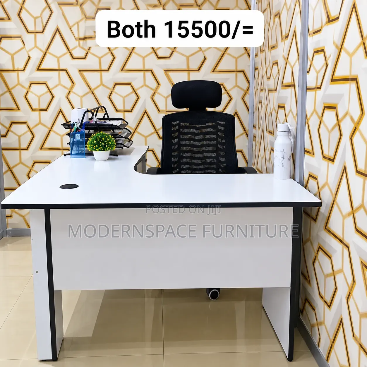 Office Desk & Ergonomic Chair