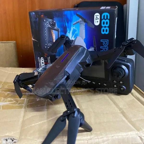 E99 Mini Foldable Toy Grade Drone With HD Cameras and Carry Case