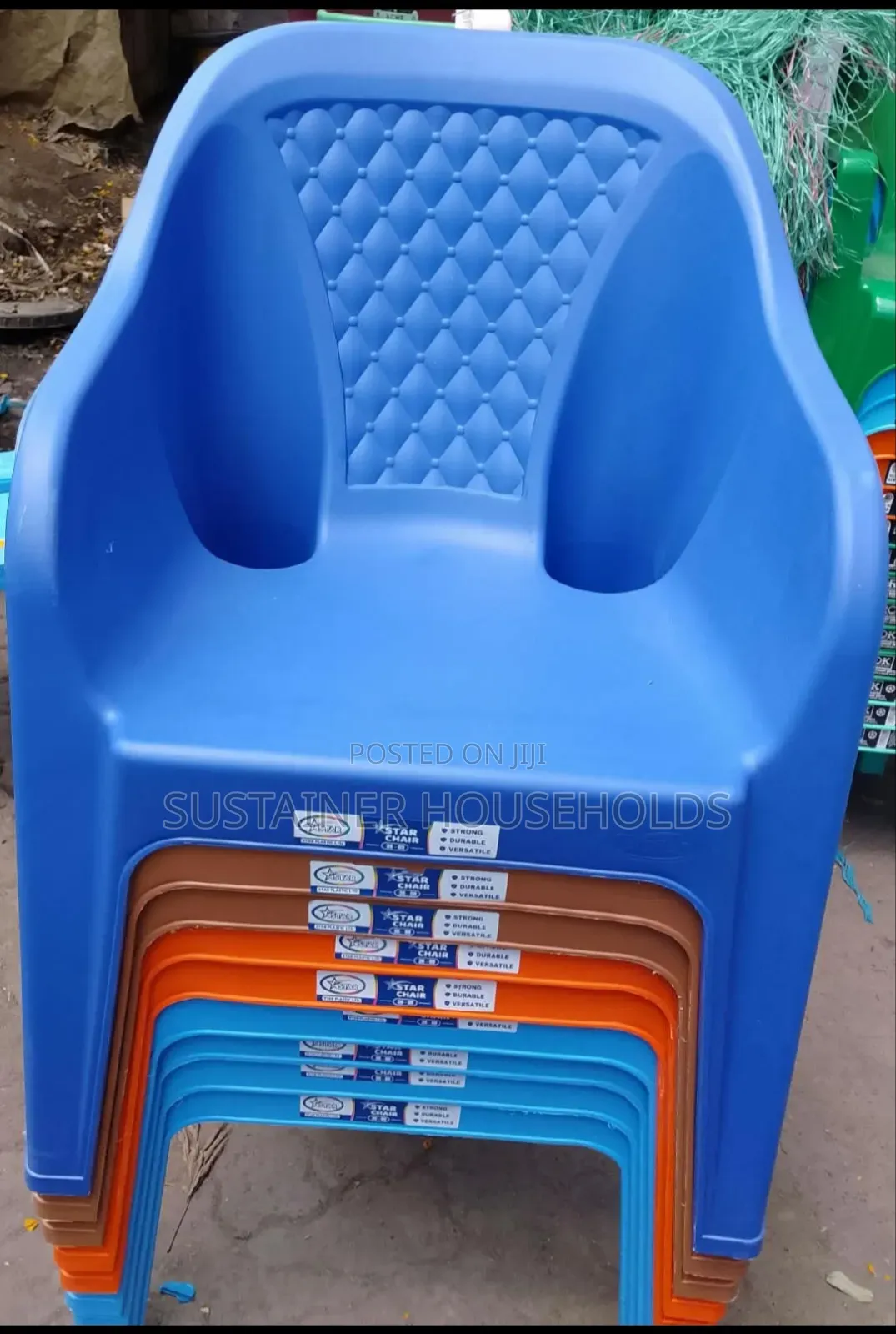 Kenstar Wide Plastic Chairs